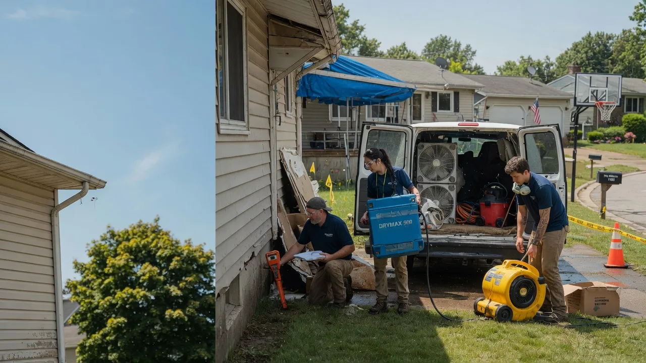 Ceiling Leak Cleanup in Cuyahoga Falls, OH near me