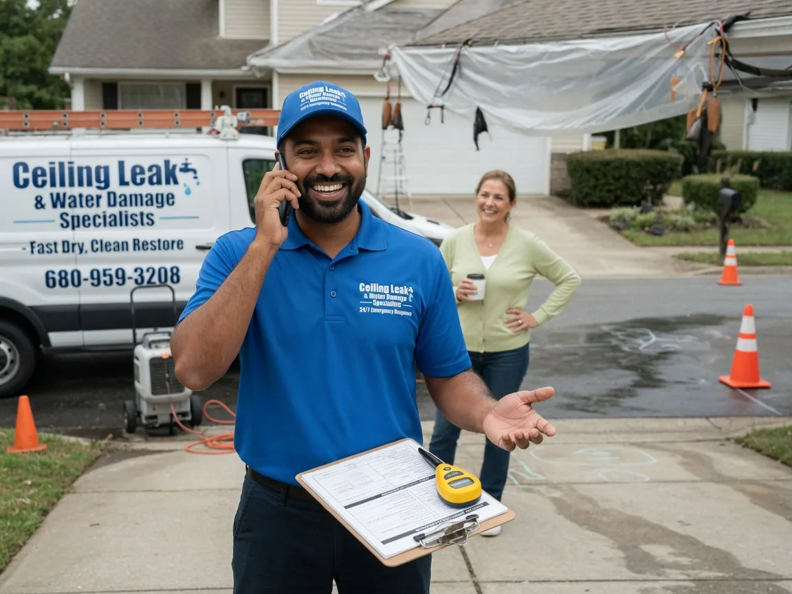 Ceiling Leak Cleanup Cuyahoga Falls, OH FAQs